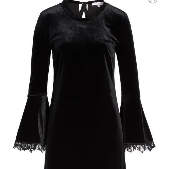 Kobi Halperin Women’s Hallie Bell Sleeve Velvet Dress - Picture 2 of 5